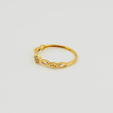 Anillo Nudo De Vida 1.2gr / T6 1/2 / Oro Amarillo 18K ©