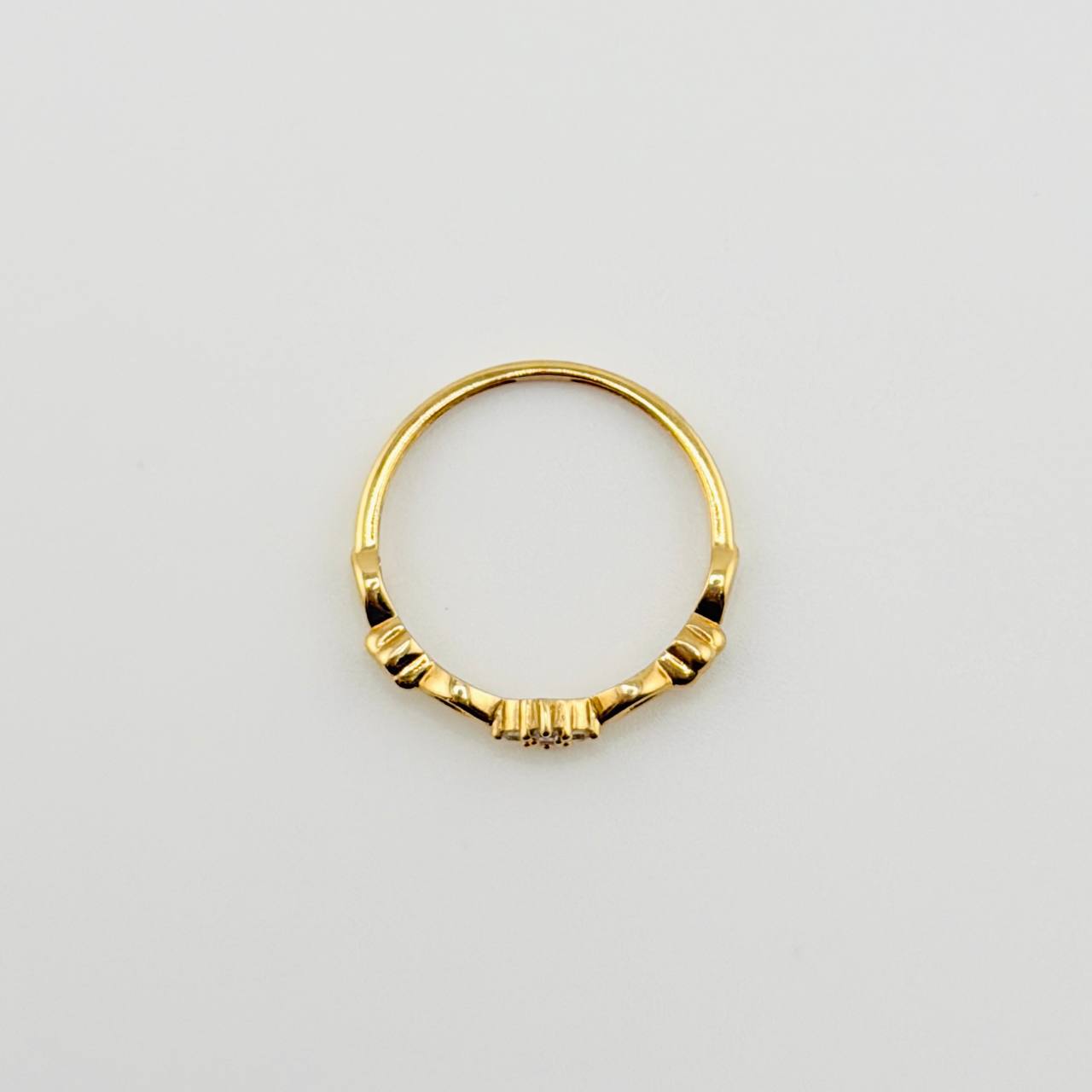Anillo Nudo De Vida 1.1gr / T6 / Oro Amarillo 18K *
