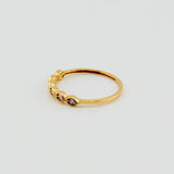 Anillo Linea De Ojos 1.1gr / T6 3/4 / Oro Amarillo 18K *