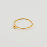 Solitaire Ring 0.55gr / T8 / Yellow Gold 18K *