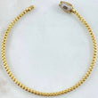 Venetian Bracelet Cubicular 6.95gr / 8.3in / 18K Gold +4