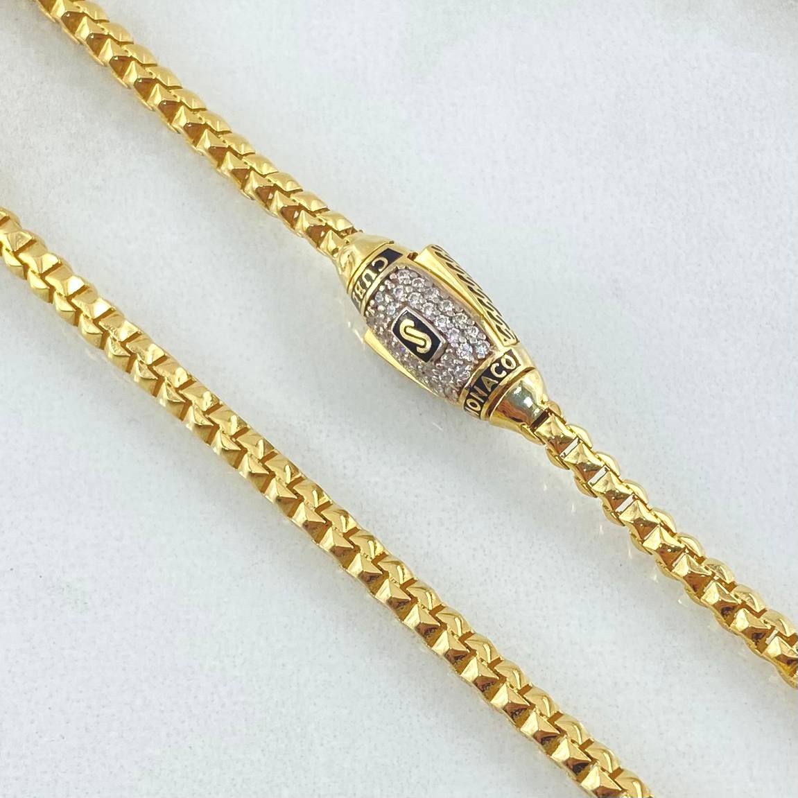 Cadena Veneciana Cubicular 17.2gr / 60cm / Oro Amarillo +4 18K
