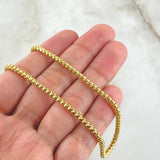 Cadena Veneciana Cubicular Monaco 15.45 g / 24 3/4 in / 2.9 mm Oro Amarillo 18K