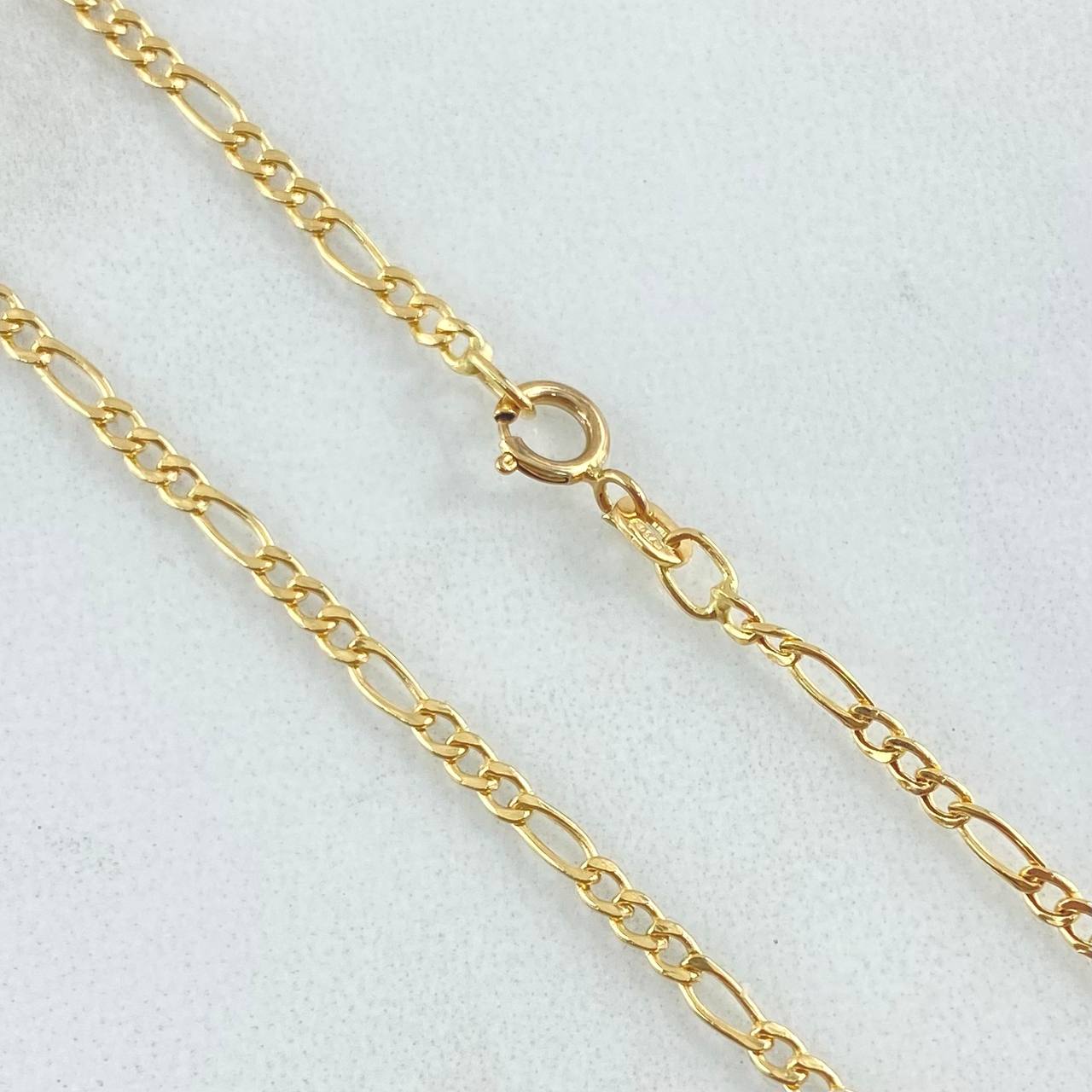 Figaro Chain 1.55gr / 19.7in / 18K Gold +1$