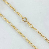 Figaro Chain 1.55gr / 19.7in / 18K Gold +1$