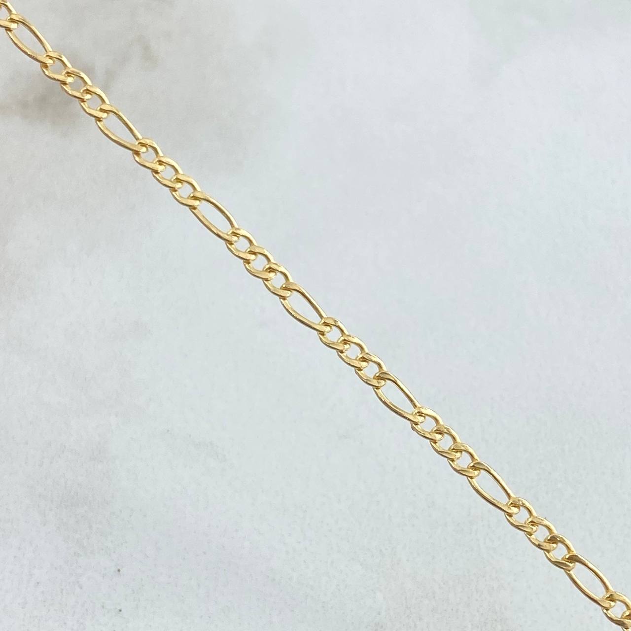 Figaro Chain 1.95gr / 23.6in / 18K Gold +1$