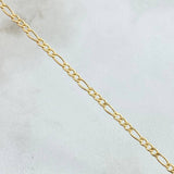 Figaro Chain 1.95gr / 23.6in / 18K Gold +1$