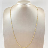 Figaro Chain 1.95gr / 23.6in / 18K Gold +1$