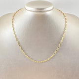 Mirror Flower Chain 2.35gr / 17.7in / 18K Gold +3$