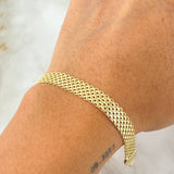 Bismark Bracelet 9.1gr / 7.7in / 18K Gold +1 $