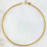 Franco Bracelet 1.65gr / 7.5in / 18K Gold +3$