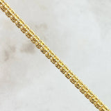 Ice Bracelet 8.3gr / 7.9in / 18K Gold +4$