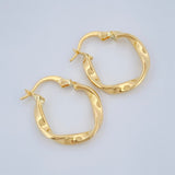 Milu Hoop Earrings 2.1gr / 3/4 in / 18K Gold