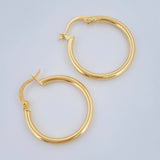 Candongas Jass 1.55gr / 2.5cm / Oro Amarillo 18K &