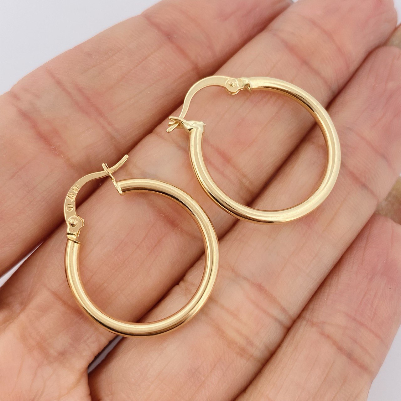 Candongas Jass 1.65gr / 1 1/4 in / Oro Amarillo 18K %