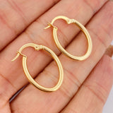 Candongas Jass 1.25gr / 2.3cm / Oro Amarillo 18K &