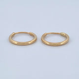 Mini Hoop Earrings 0.55gr / 0.4in / 18K Gold