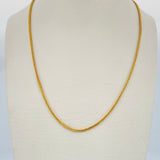 Franco Chain 2.2gr / 17.7in / 18K Gold +3$
