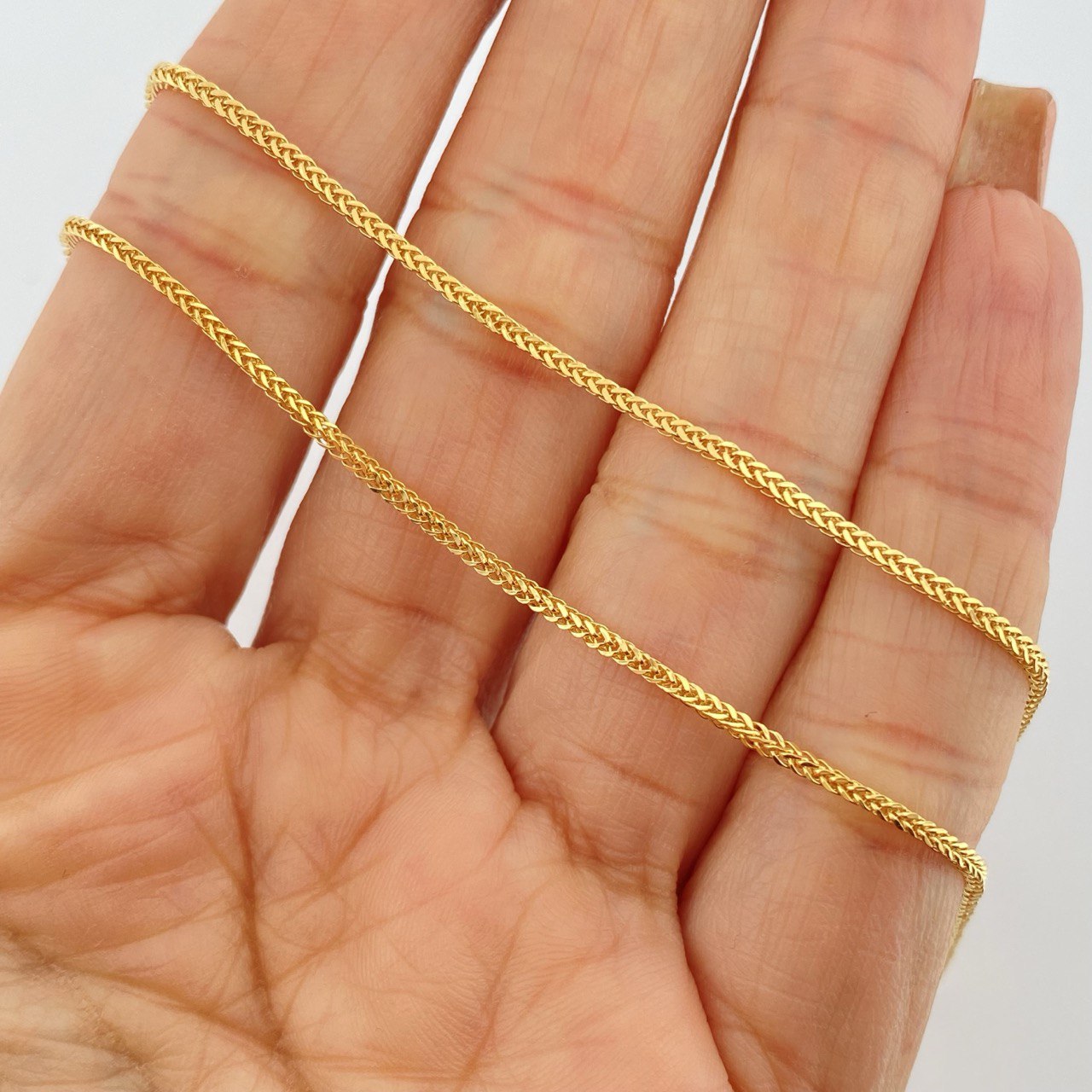 Franco Chain 2.2gr / 17.7in / 18K Gold +3$