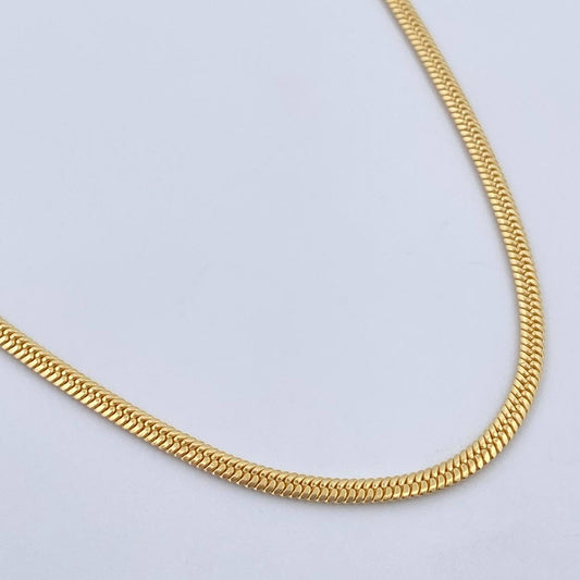Cadena Serpiente 10.3gr / 60.5cm / Oro Amarillo +3 18K $