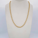 Marine Chain 4.9gr / 23.6in / 18K Gold +3 $