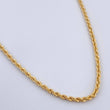 Rope Chain 1.65gr / 17.7in / 18K Gold +3$