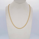 Rope Chain 1.65gr / 17.7in / 18K Gold +3$