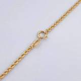 Rope Chain 1.65gr / 17.7in / 18K Gold +3$
