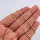 Rope Chain 1.1gr / 23.6in / 18K Gold +3$