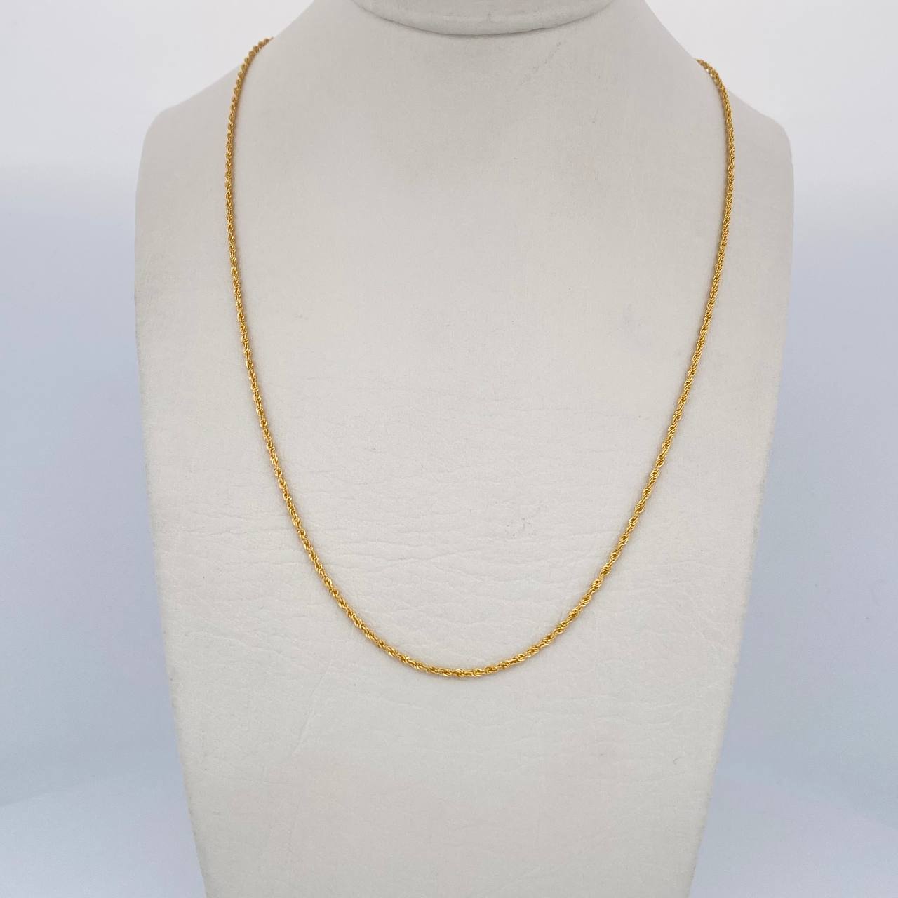 Rope Chain 1.1gr / 23.6in / 18K Gold +3$
