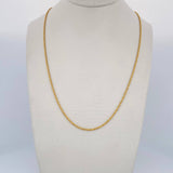 Rope Chain 1.1gr / 23.6in / 18K Gold +3$