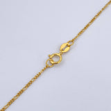 Cadena Figaro 2.25gr / 60cm / Oro Amarillo +1 18K $