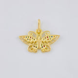 Pendant Butterfly 1.4 g / 1/2 in 18K Yellow Gold