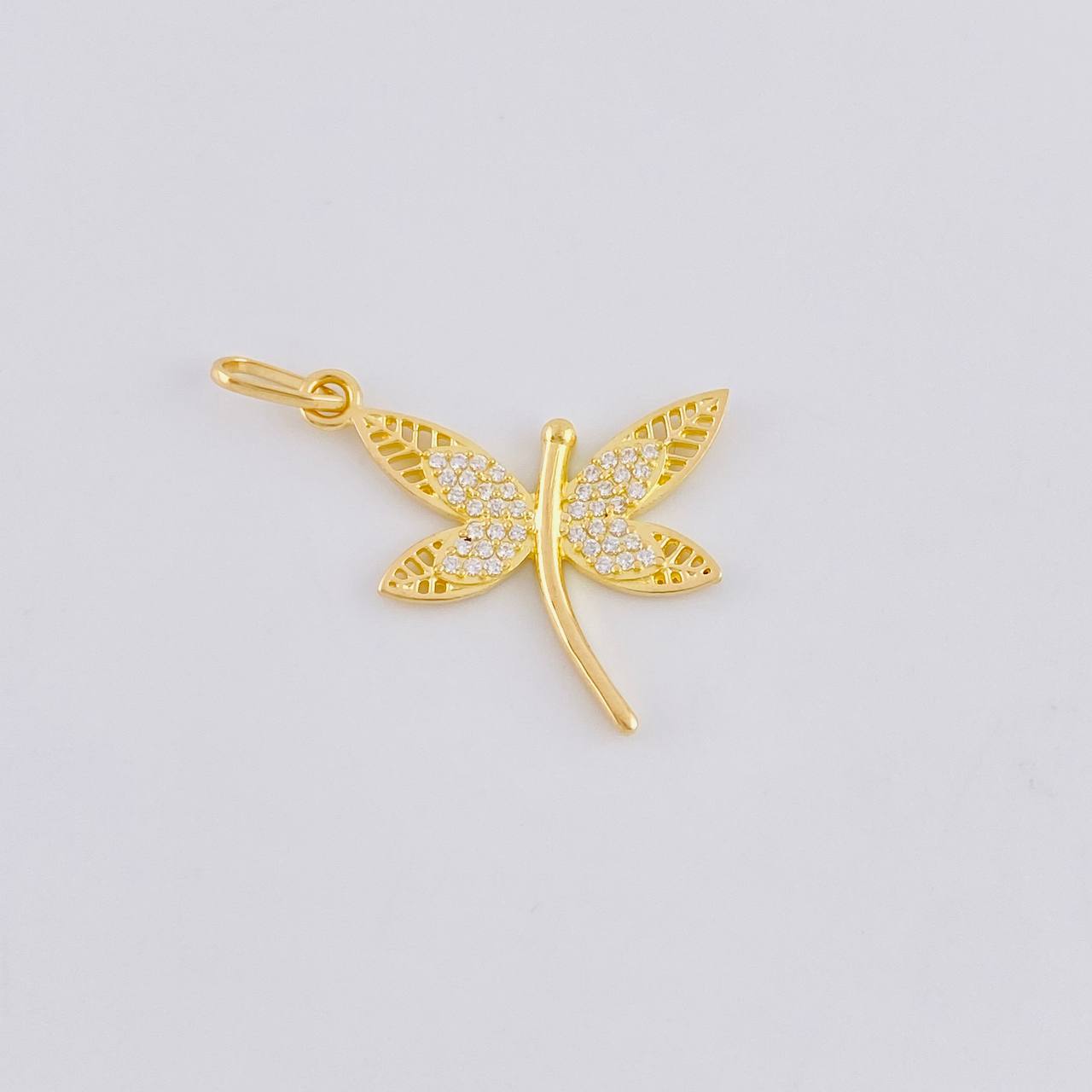 Pendant Dragonfly 1.95 g / 1 1/4 in 18K Yellow Gold