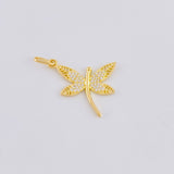 Pendant Dragonfly 1.95 g / 1 1/4 in 18K Yellow Gold