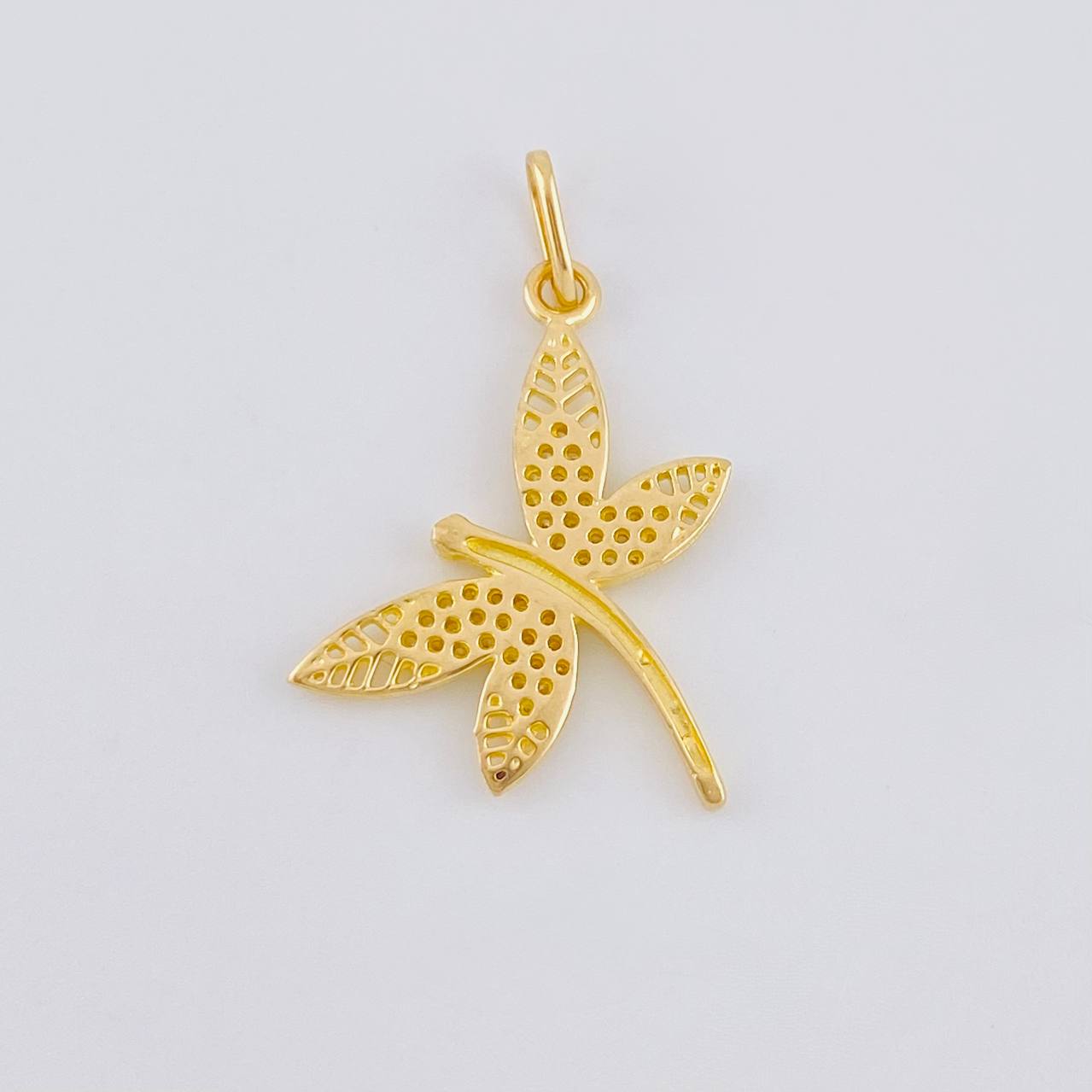Pendant Dragonfly 1.95 g / 1 1/4 in 18K Yellow Gold