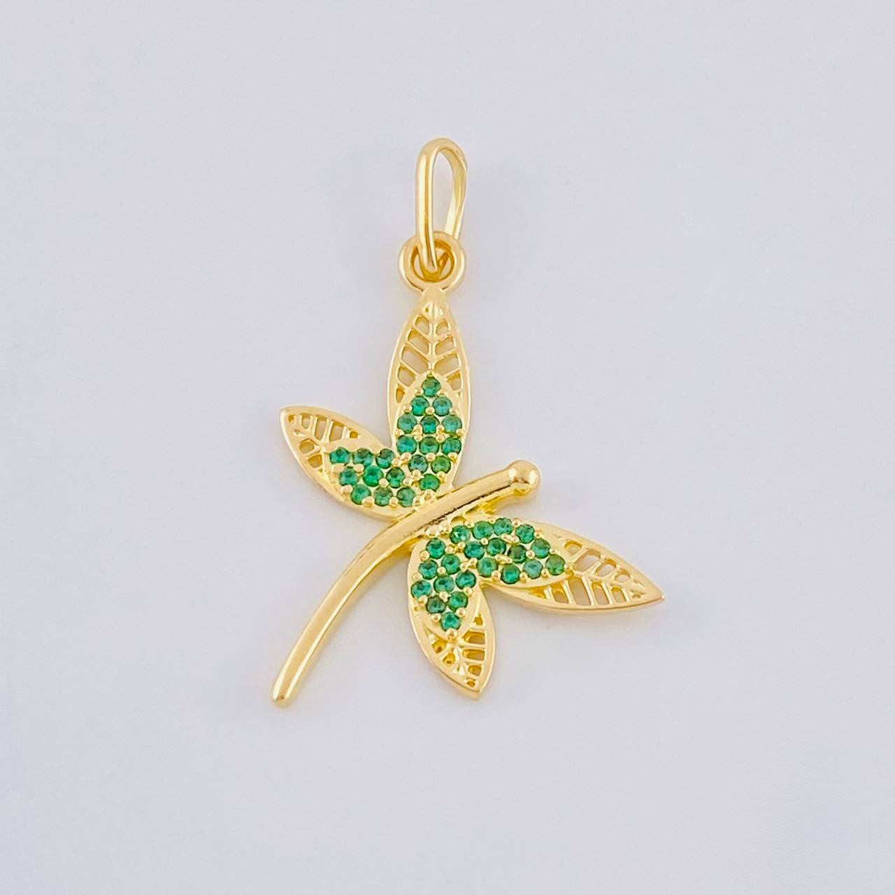 Pendant Dragonfly 1.95 g / 1 1/4 in Yellow Gold 18K