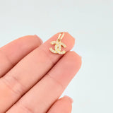 Dije Cc 0.65 g / 1/2 in Oro Amarillo 18K