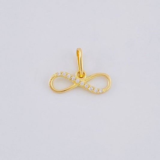 Pendant Infinity 0.5 g / 1/2 in Yellow Gold 18K
