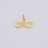 Pendant Infinity 0.45 g / 1/2 in 18K Yellow Gold