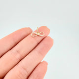 Pendant Infinity 0.45 g / 1/2 in 18K Yellow Gold