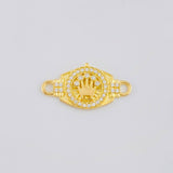 Herraje Corona 1.45 g / 3/4 in Oro Amarillo 18K