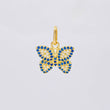 Charm Butterfly 1.4 g / 1/2 in Yellow Gold 18K