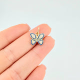 Charm Butterfly 1.4 g / 1/2 in Yellow Gold 18K