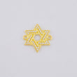 Charm Star of David 1.1 g / 1/2 in 18K Yellow Gold
