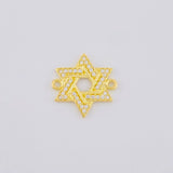 Charm Star of David 1.1 g / 1/2 in 18K Yellow Gold