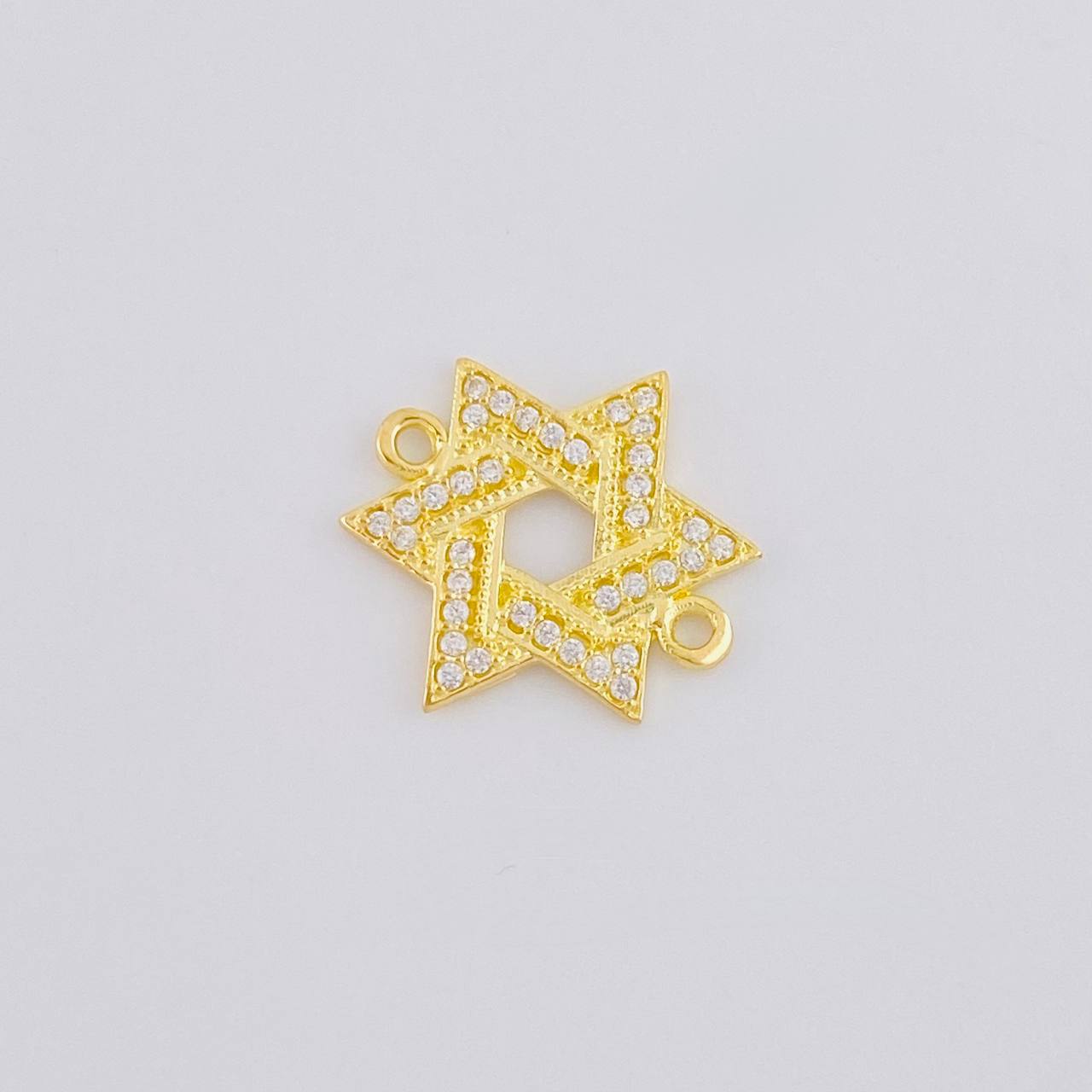Charm Star of David 1.1 g / 1/2 in 18K Yellow Gold