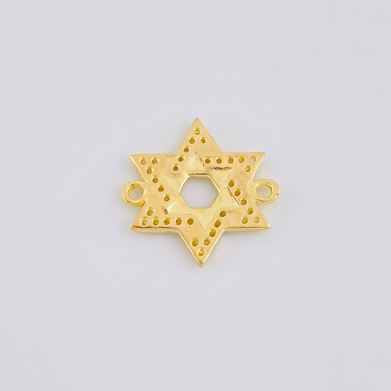 Charm Star of David 1.1 g / 1/2 in 18K Yellow Gold
