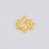 Charm Star of David 1.1 g / 1/2 in 18K Yellow Gold