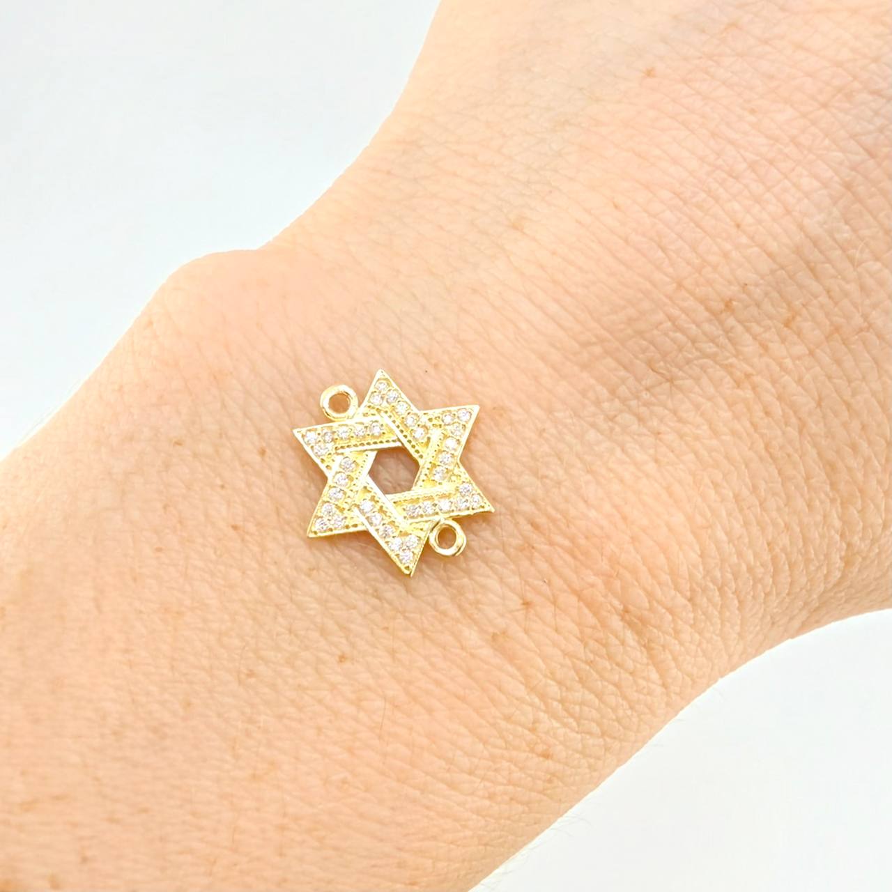 Charm Star of David 1.1 g / 1/2 in 18K Yellow Gold